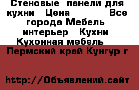 Стеновые  панели для кухни › Цена ­ 1 400 - Все города Мебель, интерьер » Кухни. Кухонная мебель   . Пермский край,Кунгур г.